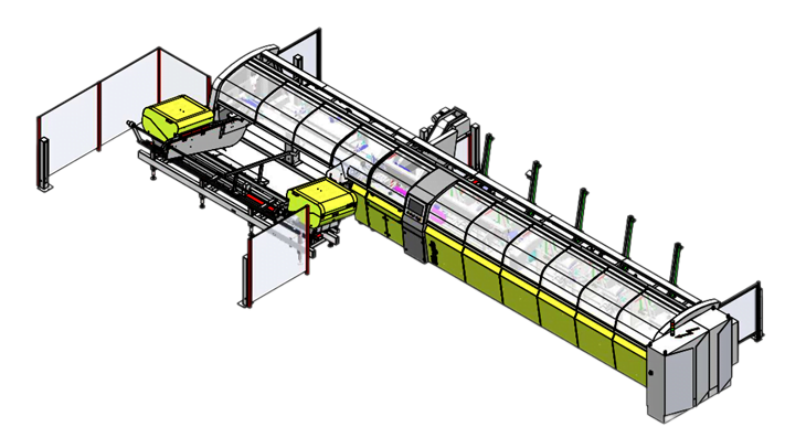 SCF Single with SCD deburring machine